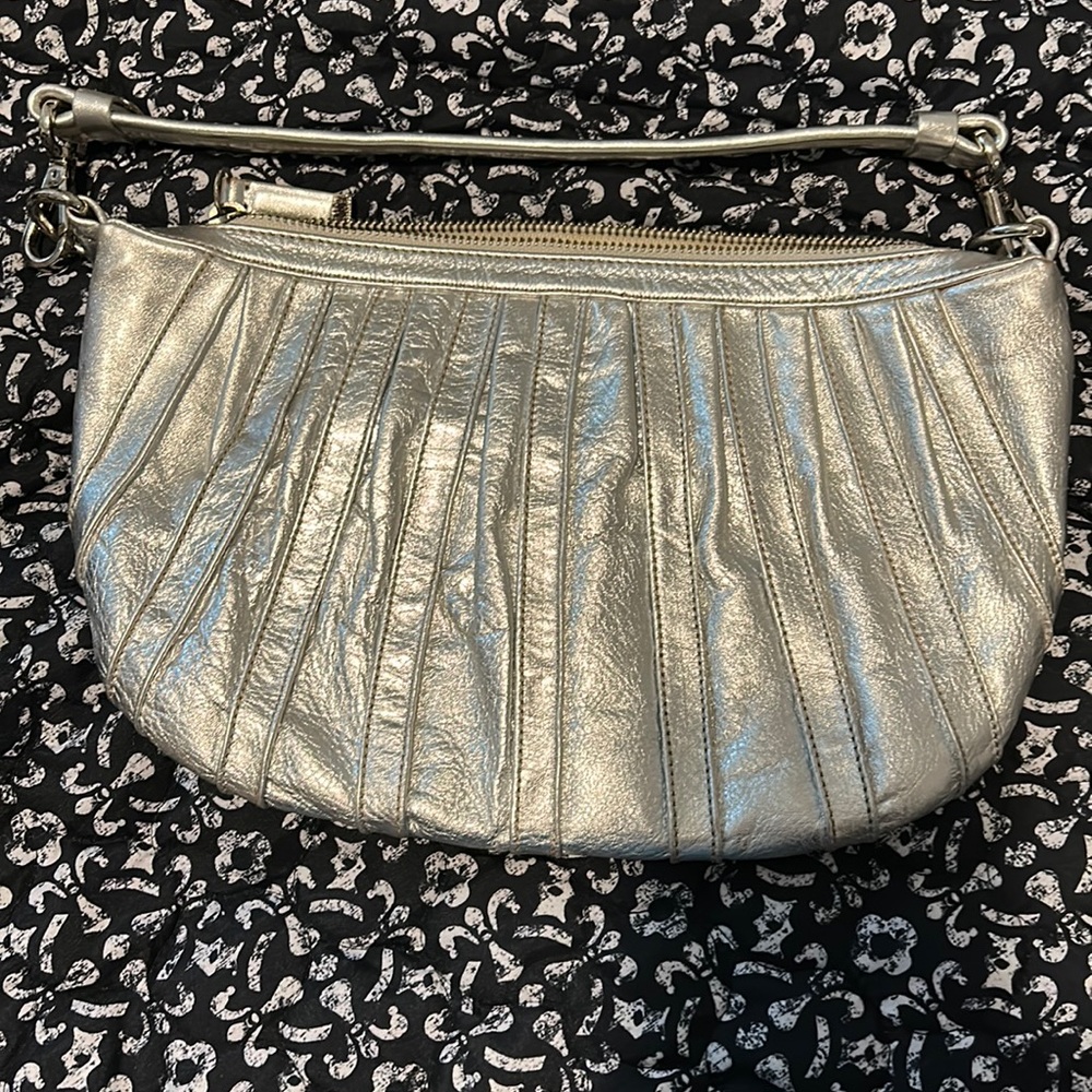Silver Calvin Klein purse
